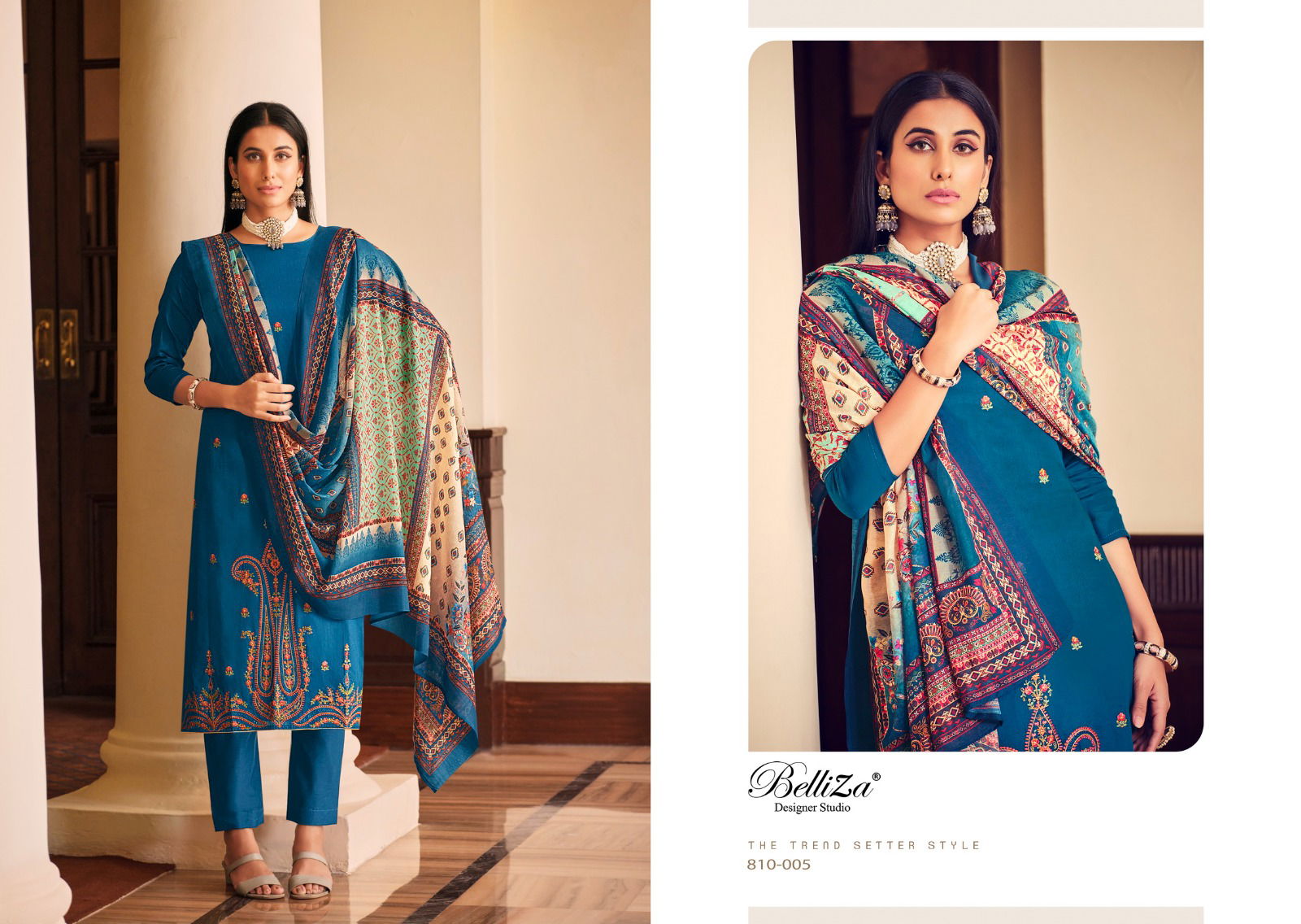 Ibadat By Belliza Jam Cotton Dress Material Catalog
